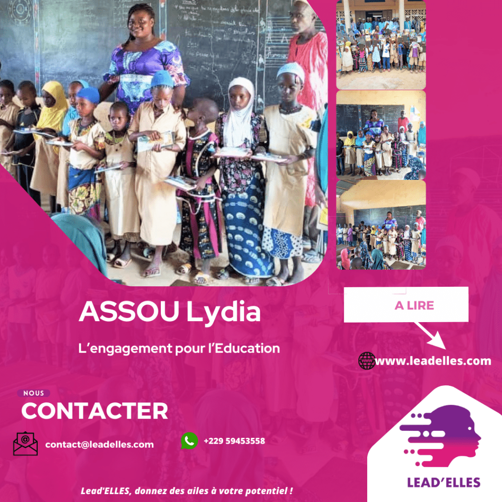 ASSOU Lydia : L’Engagement pour l’Education